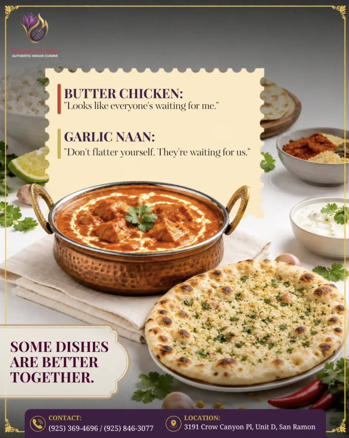 Saffron Grill Instagram post 3